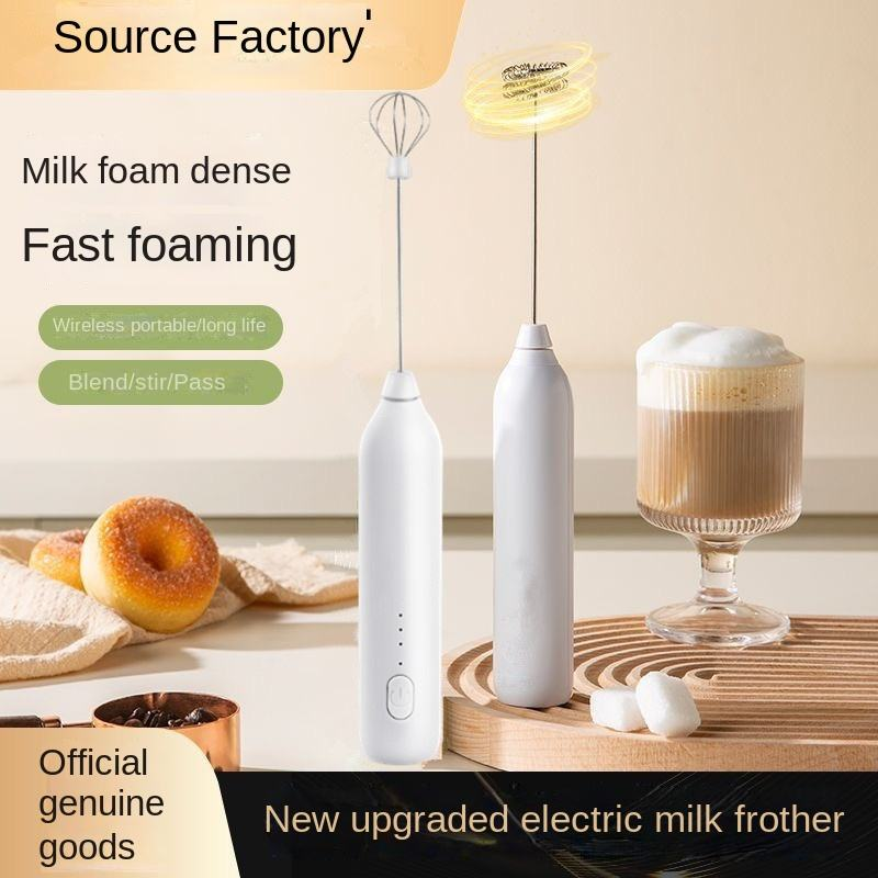 Electric Milk Frother & Coffee Beater (Rechargeable)